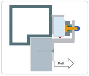 YLI MBK500NZLW - Soporte de fijación en Z y L compatible con cerradura magnética YM500NW para exterior con clave YLE0850003 - Image 5