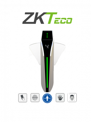ZKTECO FBL320 - Barrera Peatonal Central Retraible / Acero SUS304 / Aleta de Acrílico / 110V / 35 Personas x Min / Carril 60 cm / Exterior Protegido / 2 millones de Ciclos / Infrarrojos de Seguridad / No cuenta con Lectores y Panel - Image 1