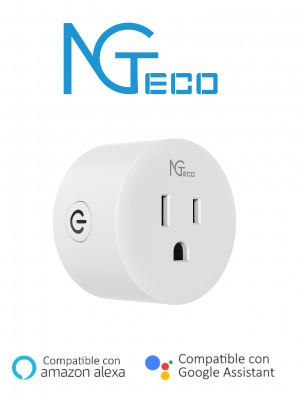 NGTECO NGP300 - Contacto Inteligente WiFi / Control Remoto vía App /  Personalice Horarios   / Control por Voz / Compatible con Amazon Alexa y Asistente de Google - Image 1
