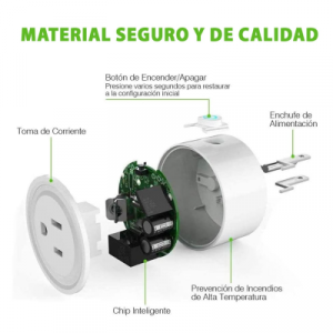 NGTECO NGP300 - Contacto Inteligente WiFi / Control Remoto vía App /  Personalice Horarios   / Control por Voz / Compatible con Amazon Alexa y Asistente de Google - Image 2