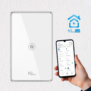 NGTECO NGS101 - Apagador Inteligente WiFi 1 Botón Touch / Control Remoto vía App / Control por Voz / Temporizador / Panel Táctil de Alta Sensibilidad / WiFI 2.4 GHz / Se requiere Cable Neutro / Compatible con Alexa y Asistente de Google - Image 5