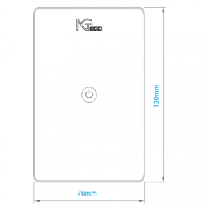 NGTECO NGS101 - Apagador Inteligente WiFi 1 Botón Touch / Control Remoto vía App / Control por Voz / Temporizador / Panel Táctil de Alta Sensibilidad / WiFI 2.4 GHz / Se requiere Cable Neutro / Compatible con Alexa y Asistente de Google - Image 2