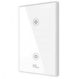 NGTECO NGS102 - Apagador Inteligente WiFi 2 Botones Touch / Control Remoto vía App / Control por Voz / Temporizador / Panel Táctil de Alta Sensibilidad / WiFI 2.4 GHz / Se requiere Cable Neutro / Compatible con Alexa y Asistente de Google - Image 3