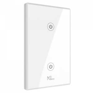 NGTECO NGS102 - Apagador Inteligente WiFi 2 Botones Touch / Control Remoto vía App / Control por Voz / Temporizador / Panel Táctil de Alta Sensibilidad / WiFI 2.4 GHz / Se requiere Cable Neutro / Compatible con Alexa y Asistente de Google - Image 2