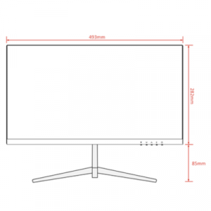 ZKTECO ZD222KA - Monitor LED Full HD de 22 pulgadas / Resolución 1920 x 1080 / Retroiluminación DLED / 1 Entrada de video HDMI y 1 VGA / Ángulo de Visión Horizontal 178° /  Soporte VESA / Incluye Cable HDMI / Ideal para hogar y oficina #HD1 - Image 2
