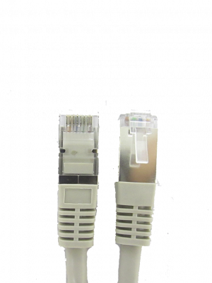 SAXXON P61SG - Cable patch cord UTP 1 metro / CAT 6 / Blindado / Color gris - Image 1