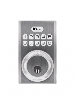 QOLSYS IQDLK-PGK-SN Cerradura con botón pulsador - Cerradura Inteligente PowerG, color Níquel Satinado (Satin Nickel) #IQ #PDFM - Image 2