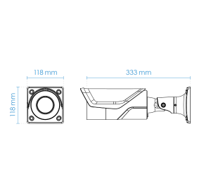 VIVOTEK IB9391-EHT - Cámara IP Bullet Exterior 8 Megapixeles/ 4K / Lente Varifocal 3.9-10mm / Smart IR II 50m / WDR Pro / Smart VCA Incluido / Smart Stream III/ Visión SNV / Ciberseguridad Trend Micro / Smart Motion / Protección IP67, IK10, Nema4X / ONVIF - Image 4