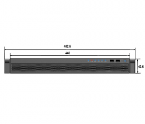 DAHUA DSS4004S2 - Servidor de Administración Remota con 256 canales de video, 32 de reconocimiento facial, 32 ANPR, 350 MBPS, 4 puertos RJ-45 10/100/1000. Ideal para gestión avanzada de seguridad. - Image 2