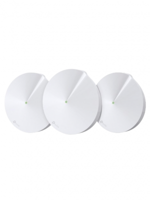 TP-LINK Deco M5(3-pack)- Kit de 3 routers MESH para hogar de doble banda Wi-Fi 5 AC1300 Mbps, con 2 puertos Gigabit WAN/LAN, 4 antenas internas, administración mediante la app Deco (iOS, Android) y protección HomeCare. - Image 2