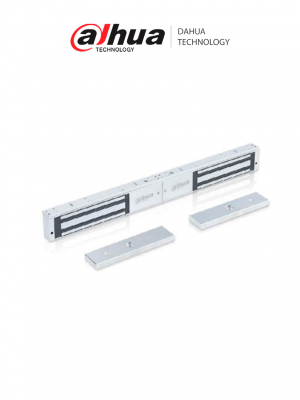 DAHUA DHI-ASF280B - Contrachapa Magnética Doble inteligente/ Soporta 280 kg/ 12 VDC o 24 VDC/ Compatible con puertas de madera, metal y emergencia, así como con videoporteros y controles de acceso para mayor seguridad. - Image 1