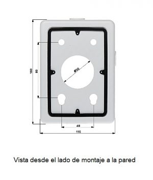 DAHUA PFA120 - Caja de conexiones para camaras PTZ compatible con PFB303W / PFB300S / PFB310W / PFB306W / PFB305W / PFW1 - Image 3