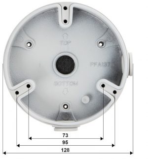 DAHUA PFA137 - Caja de conexiones compatible con series / T3A /  HDW8 /  HDW7 / H dBW4 / SD22 / D3A / H dBW6 - Image 5