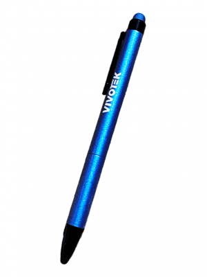 VIVOTEK - MATERIAL POP - Pluma color azul, tinta negra - Image 1