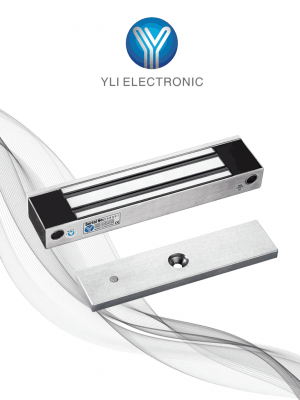 YLI YM350WS - Cerradura Magnética para Control de Acceso / Fuerza de Sujeción de 350 kg (800 lb) / Para puertas de madera, vidrio y metálicas / IP68 para uso exterior e interior - Image 1