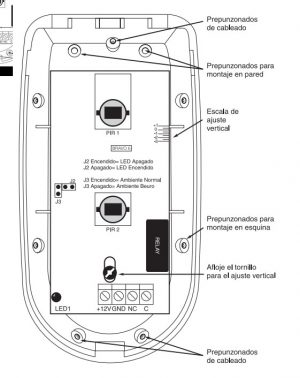 DSC BV600 - Detector de Movimiento infrarrojo  de Doble Elemento PIR cableado Inmune a Mascotas - Image 4