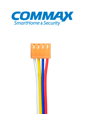 COMMAX - 4PINCONNECTOR Cable Conector 4 Pines para Sistema llamado  de Enfermería y Video Porteros Commax - Image 1