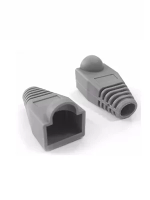 SBE TECH SBE-CAP-828-GY Bota para conector plug RJ45 CAT 5e / Color Gris / Paquete 50 piezas - Image 1