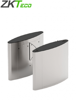 ZKTECO FBL5022 - Barrera Peatonal Tipo Flap Bidirecc. / 2 Chasis Acero SUS304/ Cristal Templado / Aleta de Acrílico / Carril 60 cm / Exterior Protegido / 30 a 40 Personas X Min / 2 Millones de Ciclos / Incluye Panel INBIO260 PULL y Lectores FR1200 ID - Image 1