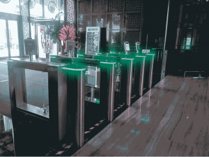 ZKTECO SBTL6000 - Barrera Peatonal Bidireccional/ Acero SUS304/ Aletas de Vidrio/ 110V/ Exterior Protegido/ Carril 63.5cm/ 6 pares Infrarrojos de Seguridad/ Indicador Led/ 2 millones de Ciclos/ Sin Lectores y Panel - Image 3