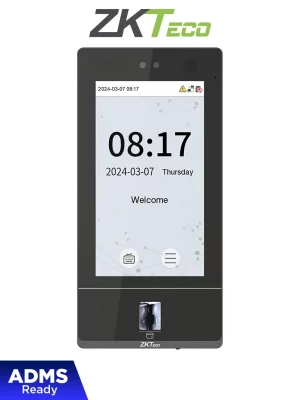ZKTECO SenseFace 7A - Control de acceso y asistencia facial para 10, 000 rostros / 50,000 tarjetas de proximidad de 125kHz /  10,000 huellas #NEW #ZK2 - Image 1