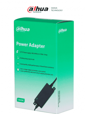 DAHUA DH-PFM325D-1210US - Fuente de Poder Regulada de 12 Vcc 1 Amper. Ideal para cámaras de CCTV, con protección térmica avanzada y LED indicador de funcionamiento, garantiza un rendimiento estable y seguro. - Image 1