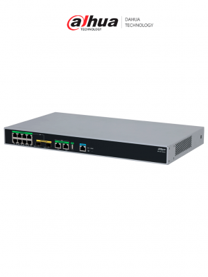 DAHUA DH-AC64 Control de acceso inalámbrico de 10 puertos DH-AC64  WAN 2 × 2,5 GE, LAN 8 × GE + 2 × 10 GE SFP+, 1 × USB/  Puerta de enlace todo en uno/ PoE+/  PoE 802.3af/802.3at/ Funciones de roaming inteligente - Image 1
