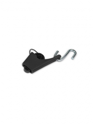 LANNET LAN-HAGANTENFS - Gancho tensor para cable de fibra óptica Drop plana y redonda de hasta 3mm/ Paquete con 100 piezas - Image 1