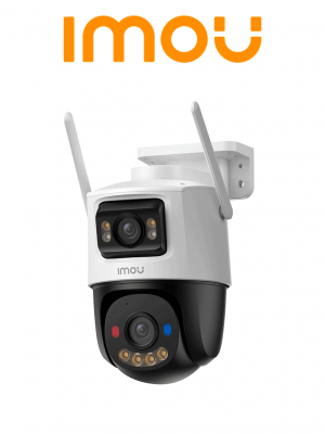 IMOU Cruiser Dual Pro 8MP (IPC-S7XFN-8U0WED-imou)- Cámara IP PT Dual Wifi 6,. 8MP Lente Fijo de 4 MP + y Lente PT 4 MP,Audio Bidireccional - Image 1