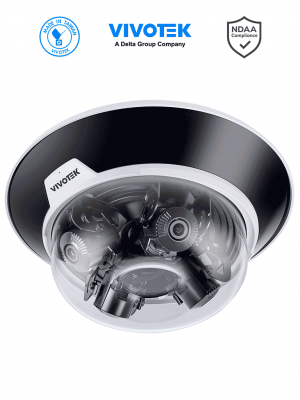 VIVOTEK MA9322-EHTV-V2 - Camara IP Domo Exterior 20 Megapixeles, 4 Lentes de 5MP Varifocales 3.2-7.7mm, Iluminadores IR 30 Mts, WDR Pro, Visión SNV, Microfono Integrado, IP66, IK10, NEMA 4X, NDAA - Image 1