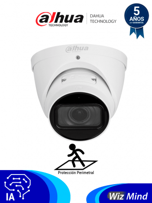 DAHUA DH-IPC-HDW5541TP-ZE-27135-S3 Cámara Domo de 5 MP/ WizMind/ Eyeball/ Lente Motorizado de 2.7 a 13.5 mm/ Ir de 40 m/ H.265+/ Inteligencia Artificial/ Metadatos/ Detección de Rostros/ ePoE/ SMD 3.0/ IP67/ Ranura para MicroSD/ Acupik #LoNuevo  #IPD - Image 1