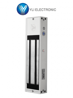 YLI YM750NTLED - Cerradura Magnética 750 kg o 1500 Lb de Fuerza de Sujeción / Indicador Led / Uso Interior / Retardo de tiempo / Voltaje Dual 12v/24 VDC / Compatible con Soporte MBK750ZL - Image 1