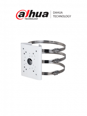 DAHUA DH-PFA150-T - Montaje para Poste compatible con Camaras PTZ/ Color Blanco/ Instalacion en exteriores/ #LoNuevo