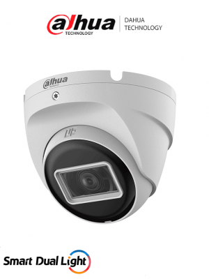 DAHUA HAC-T2A21N-U-IL-A- Cámara Domo de 2 Megapixeles/ HDCVI X Plus/ Lente de 2.8 mm con Apertura Hasta 100°/ Iluminación Inteligente Hasta 30Mts con IR + 20Mts Luz Calida/ Con Micrófono Incorporado/ Para Exterior IP67/ Metal #OD #CD #COD - Image 1