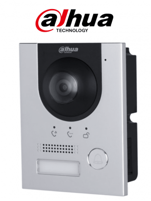 Dahua DHI-VTO2201F-P-S2  Frente de calle IP 2MP/ IK 07/ IP 65/ Control de Cerradura/ Aluminio/ Compatible con App DMSS/ Apertura remota/ Alimentación a 12V / #VDP #ASE - Image 1