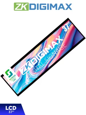 ZKDIGIMAX DG03S1W37 - Pantalla LCD Estrecha de 37" para Estantería, Ultrapanorámica, Resolución Full HD, Android 8.1, Alta Brillantez - Image 1