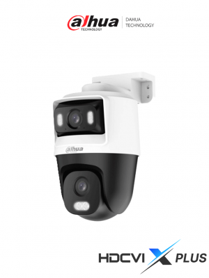 DAHUA DH-HAC-PTS1500CN-E2-IL-A - Cámara PT de Doble Lente 2+2 Megapíxeles HDCVI / HDCVI X PLUS/ Iluminador Dual Inteligente/ Micrófono Incorporado/ Iluminación de Hasta 50m de Distancia/ Campo de Visión de Hasta 111°/ Policarbonato - Image 1