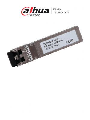 DAHUA TSFP-850-MMF Módulo de Fibra Óptica Doble fibra multimodo/ Puerto LC / 850 nm de envío y 850 nm de recepción/ Distancia de transmisión hasta 300 m - Image 1