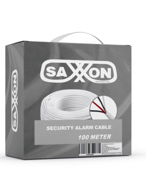 SAXXON OWAC2100J - Cable de alarma / 2 Conductores / CCA/ Calibre 22 AWG / 100 Metros / Recomendable para control de acceso / Videoportero / Audio / Reforzado - Image 2