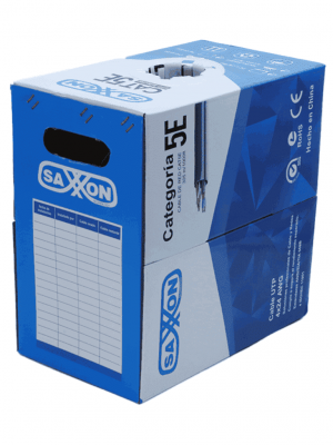 SAXXON OUTP5ECCA305G - Bobina de Cable UTP Cat5e/ 305 Metros/ CCA/ Color Gris/ Uso Interior/ Cert ISO9001/ UL 444/ RoSH/ ANSI/ TIA/ EI-568B - Image 2