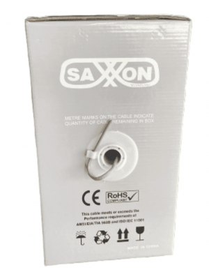 SAXXON OCAT3CCA - Bobina de Cable UTP Cat3/ 305 Metros/ CCA/ Color Gris/ Uso Interior/ 2 Pares/ Para Usos Multiples/ - Image 6