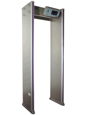 ZKTECO D3180 - Arco detector de metales con 18 zonas de detección, pantalla LCD de 7", 500 niveles de sensibilidad por zona, contador de alarmas y personas, protección por contraseña, indicadores LED y material a prueba de fuego. - Image 3