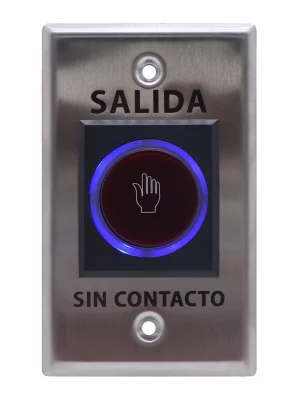 ZKTECO TLEB102 - Botón de Salida sin Contacto, Serie K11, Indicador LED, Acero Inoxidable, 12 VCC, Función NC/NO, Distancia de Detección hasta 10 cm - Image 2