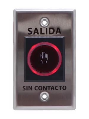 ZKTECO TLEB102 - Botón de Salida sin Contacto, Serie K11, Indicador LED, Acero Inoxidable, 12 VCC, Función NC/NO, Distancia de Detección hasta 10 cm - Image 3
