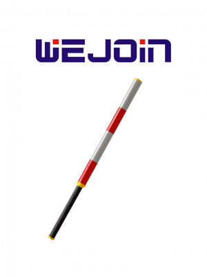 WEJOIN WJRCFBM3 - Brazo Recto Redondo de 3 metros / Fibra de Carbono / Cubierta de Esponja con Franjas Reflejantes / Sistema Abatible - Image 1