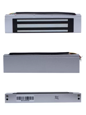 ZKTECO LM120 - Cerradura Magnética para Uso Interior, Fuerza de Sujeción 120kg, 12/24 VCC, Fail Safe, Compatible con Puertas de Madera, Vidrio y Metálicas - Image 4