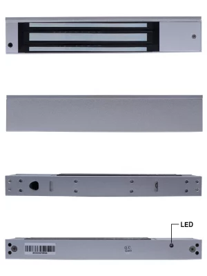 ZKTECO LM200LED - Cerradura Magnética para Uso Interior, Fuerza de Sujeción 200kg, 12/24 VCC, Fail Safe, Compatible con Puertas de Madera, Vidrio y Metálicas - Image 4