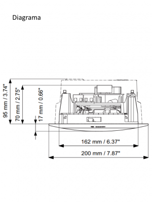 BOSCH M_LC4UC06E- Altavoz de Techo 6W / Gran Angular / Rejilla de ABS / Blanco - Image 4