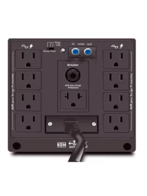 CDP R-AVR5008 - Regulador / Especial para motores y CCTV / 5000VA / 2500W / 8 Terminales de salida / 1 Terminal de salida NEMA5-20R / Retardante a incendio - Image 3