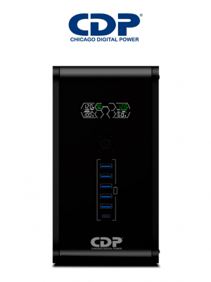 CDP R-Smart1510 - UPS de 1500VA / 900W con pantalla LCD, 10 terminales de salida: 5 con respaldo y AVR, y 5 con supresión de picos. - Image 1